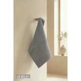 Anılsan Greek Gri El Havlusu - 50X90 Cm, 225 Gr, %100 Pamuk, Spa ve Otel Havlusu - 50 x 90 cm