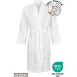 Anılsan Kimono Pike Otel Bornozu Kadın-Erkek Spa Için Ideal %100 PAMUK - L - XL - Beyaz