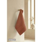 Anılsan Kiremit Greek El Havlusu - 50x90 Cm, 225 Gr, %100 Pamuk, Spa Ve Otel Havlusu