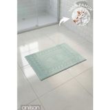 Anılsan Mint Yeşili Greek Ayak Havlusu - 50x70 Cm, 245 Gr, %100 Pamuk, Spa Ve Otel Banyo Paspası, Günlük Kullanıma Uygun