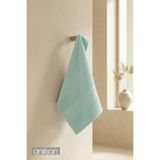 Anılsan Mint Yeşili Greek El Havlusu - 50x90 Cm, 225 Gr, %100 Pamuk, Spa Ve Otel Havlusu