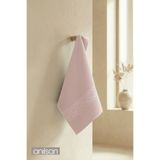 Anılsan Pudra Greek El Havlusu - 50x90 Cm, 225 Gr, %100 Pamuk, Spa Ve Otel Havlusu