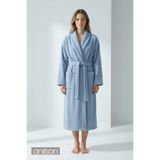 Anılsan Şalyaka Bornoz Bebe Mavisi %100 Pamuk Unisex Spa Için Ideal Kadın/Erkek