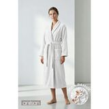 Anılsan Şalyaka Bornoz Beyaz %100 Pamuk Unisex Spa Için Ideal Kadın/erkek