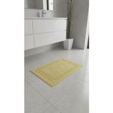 Anılsan Sarı Greek Ayak Havlusu - 50x70 Cm, 245 Gr, %100 Pamuk, Spa Ve Otel Banyo Paspası, Günlük Kullanıma Uygun