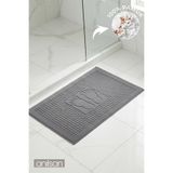 Anılsan Zivra %100 Pamuk Ayak Havlusu - Gri 50x70, 245 Gr