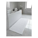 Anılsan Zivra Beyaz Ayak Havlusu - 60x130Cm, 690Gr, %100 Pamuk, Spa Ve Otel Banyo Paspası, Günlük Kullanıma