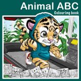 Animal ABC Coloring Book for Kids: Explore the Alphabet with Playful Animals – A to Z