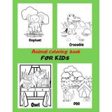 Animal coloring book for kids
