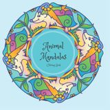 Animal Mandalas Coloring Book