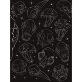 Animal Skull SketchBook: Gothic Wildlife Anatomy Sketchbook for Artists