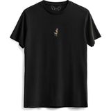 Animal Süs Köpeği Dijital Baskılı Unisex Siyah Tshirt