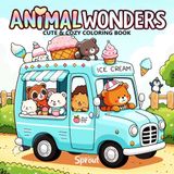 Animal wonders: coloring book for adults and teens, A Relaxing Coloring Adventure with 40 cute and cozy Animal Illustrations for Adults and Teens