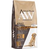 Animal World Aw. Dog Puppy All Breed Lamb&rice 15 Kg.*1