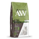 Animal World Sensitive Care Kuzulu ve Pirinçli Yetişkin Kedi Maması 15 kg
