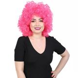 Animasyon Parti Ve Palyaço Peruğu - Neon Pembe Anpp-Np-Pm-14X