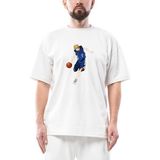 Anime 7 Baller Oversize Beyaz Tişört