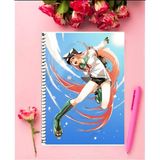 Anime And Your World Air Kunisaki Yukito A4 21x29 cm Kareli Spiral Defter
