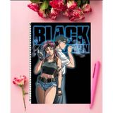 Anime And Your World Albeni-A4-01-Ck Lagon Anime Defter 1 Adet Özel Tasarım A4 Boyutu 21X29 cm Telli Kareli