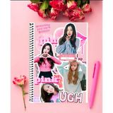 Anime And Your World Albeni-A4-01-Ck Pink Defter 1 Adet Özel Tasarım A4 Boyutu Telli Kareli Defter 21X29 cm