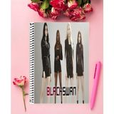 Anime And Your World Albeni-A4-01-Ck Swan Kpop Defter 1 Adet Özel Tasarım A4 Boyutu 21X29 cm Telli Kareli defter