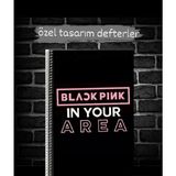 Anime And Your World Black Pink Temalı Özel Tasarım Defter