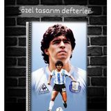 Anime And Your World Diego Maradona Özel Tasarım Defter