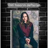 Anime And Your World Ellen Page Özel Tasarım Defter