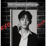 Anime And Your World Exo Chen Özel Tasarım Defter