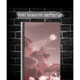 Anime And Your World Gökyüzü Temalı Özel Tasarım Defter