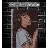 Anime And Your World Halsey Özel Tasarım Defter