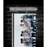 Anime And Your World İmzalı Bts Özel Tasarım A4 Boyutu Defter