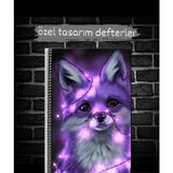 Anime And Your World Kedi Temalı Özel Tasarım A4 Boyutu Defter