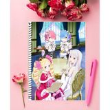 Anime And Your World Re Zero Anime Defter 1 Adet Özel Tasarım A4 Boyutu 21*29 cm Telli Çizgili Defter