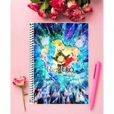 Anime And Your World Re Zero Anime Defter 1 Adet Özel Tasarım A4 Boyutu 21*29 cm Telli Kareli Defter