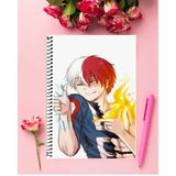 Anime And Your World Shoto Albeni Tod-A4-01-Oroki Anime Defter 1 Adet Özel Tasarım A4 Boyutu 21X29 cm Telli Kareli Defter