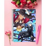 Anime And Your World Tensei Shitara Slime Datta Ken Anime Defter 1 Adet Özel Tasarım A4 Boyutu 21*29 cm Telli Kareli