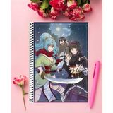 Anime And Your World Tsuki Ga Michibiku Isekai Douchuu Özel Tasarım A4 Boyutu Telli Kareli Defter