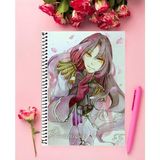 Anime And Your World Vanitas No Karte Defter 1 Adet Özel Tasarım A4 Boyutu 21*29 cm Telli Kareli Defter