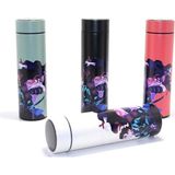 Anime Baskılı Digital Göstergeli Termos 500 ml - Siyah - 1