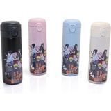 Anime Baskılı Termos Model 3 - Pembe - 1