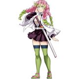 Anime- Demon Slayer - Mitsuri Kanroji Desenli Sarılma Yastığı ( Hugging Pillow) Kılıfı - 50 x 140