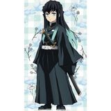 Anime Demon Slayer- Muichiro Tokito Desenli Sarılma Yastığı ( Hugging Pillow) Kılıfı - 50 x 140