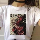 Anime Demon Slayer Tişört MOD363 - Beyaz