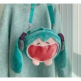 Anime Hatsune Miku Sakura S Versiyonu Kawaii Peluş Omuz Çantası