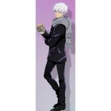 Anime-Jujutsu Kaisen - Gojo Satoru Atkılı Desenli Sarılma Yastığı Kılıfı - 50 x 140