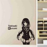 Anime Kız Sticker Scholl 100 x 45 cm