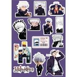 Anime Marketi Jujutsu Kaisen Anime Temalı Sticker Seti Ajanda Laptop Telefon Sticker Seti 13 Adet