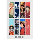 Anime Marketi One Piece Temalı Ayraç Seti 8'li Kitap Ayracı Seti 14,50x5cm Boyutunda