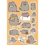 Anime Marketi Sevimli Tatlı Kedi Sticker Seti Ajanda Laptop Telefon Sticker Seti 16 Adet